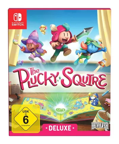 The Plucky Squire - Der kühne Knappe - Devolver Deluxe Edition Nintendo Switch, Sammlerbox inkl. 108-seitigen Softcover-Artbook & Soundtrack CD