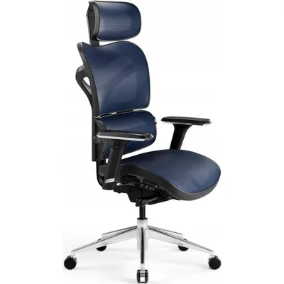 Bürostuhl Diablo Chairs V-Commander Schwarz/Blau