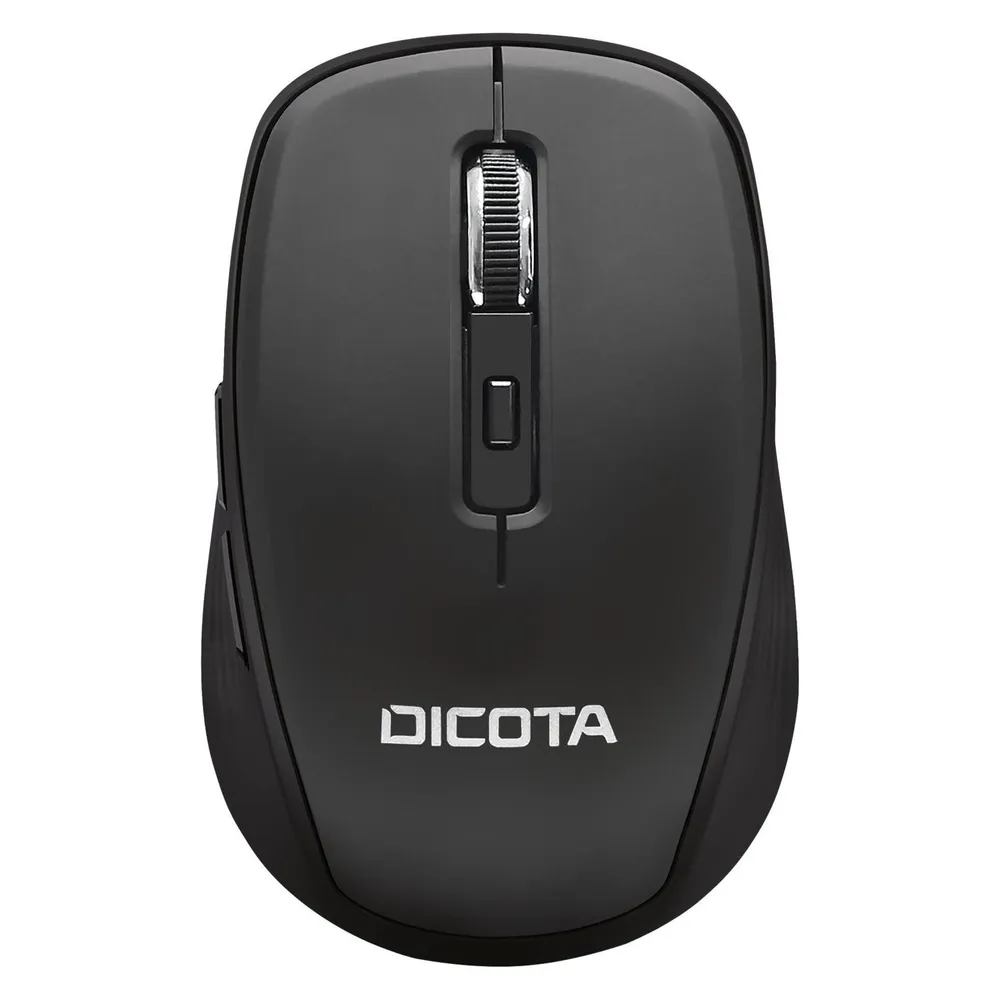 Ratón Dicota D31980 Bluetooth 1600 DPI Ambidextrous Schwarz 5 Tasten