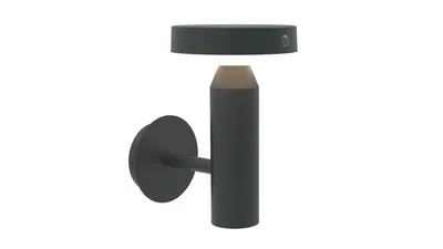 Die BOLD Solar-Wandleuchte mit PIR, Gun Grey