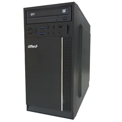 Differo V15 I7 12700 Intel Core i7 16GB 500GB SSD DVD Mini Tower Schwarz
