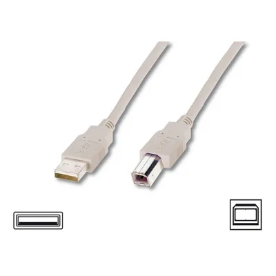 Digitus AK-300102-018-S USB Kabel 1,8 m USB A USB B Schwarz
