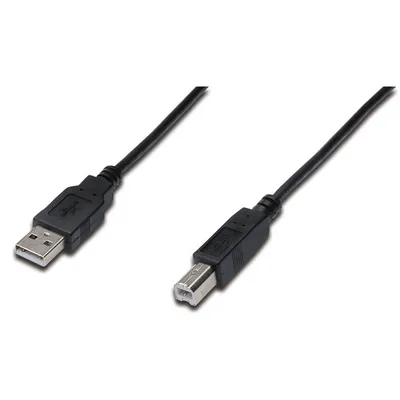 Digitus AK-300105-010-S USB Kabel 1 m USB A USB B Schwarz