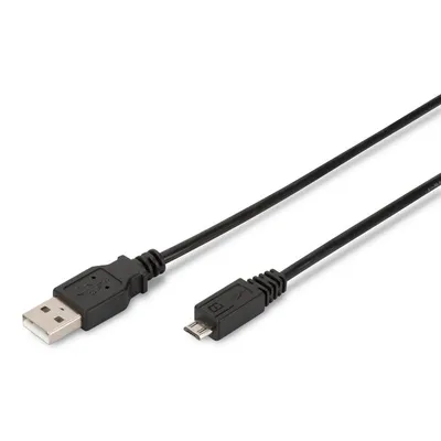 Digitus AK-300127-018-S USB Kabel 1,8 m USB A Mini-USB B Schwarz