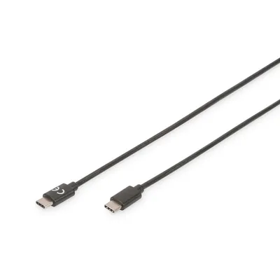 Digitus AK-300138-010-S USB Kabel USB 3.2 Gen 2 (3.1 Gen 2) 1 m USB C Schwarz