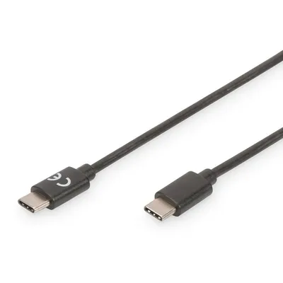 Digitus AK-300138-030-S USB Kabel USB 2.0 3 m USB C Schwarz