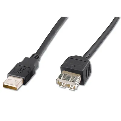 Digitus AK-300200-030-S USB Kabel USB 2.0 3 m USB A Schwarz