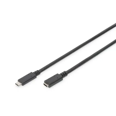 Digitus AK-300210-007-S USB Kabel 0,7 m USB 3.2 Gen 1 (3.1 Gen 1) USB C Schwarz