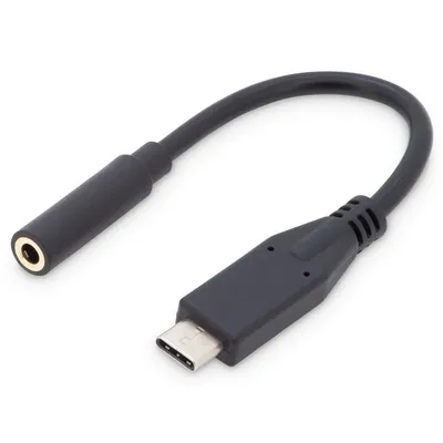 Digitus AK-300321-002-S Handykabel Schwarz 0,2 m USB C