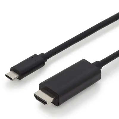 Digitus AK-300330-020-S Videokabel-Adapter 2 m USB Typ-C DisplayPort Schwarz