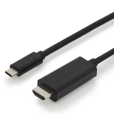 Digitus AK-300330-050-S Videokabel-Adapter 5 m USB Typ-C DisplayPort Schwarz