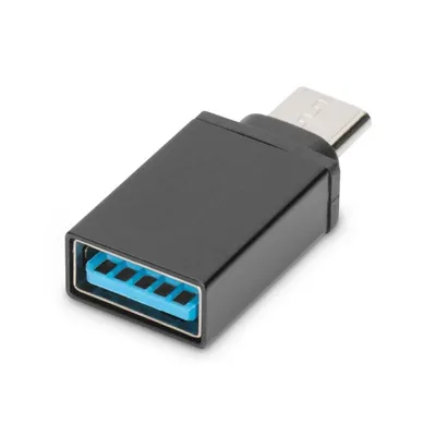 USB-C auf USB-A Adapter Digitus Schwarz