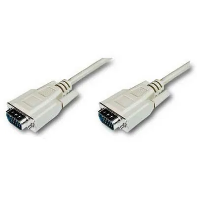 Digitus AK-310103-018-E VGA-Kabel 1,8 m VGA (D-Sub) Beige
