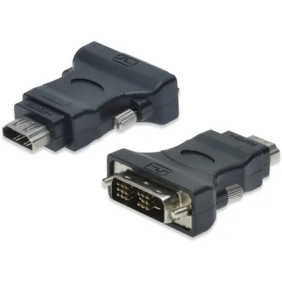 Digitus AK-320500-000-S Kabeladapter DVI-D HDMI Type A Schwarz