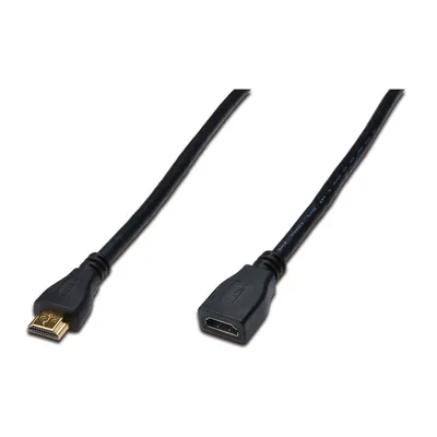 Digitus AK-330201-030-S HDMI-Kabel 3 m HDMI Typ A (Standard) HDMI Type C (Mini) Schwarz