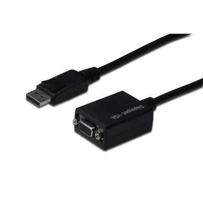 Digitus AK-340410-001-S Videokabel-Adapter 0,15 m VGA (D-Sub) Schwarz