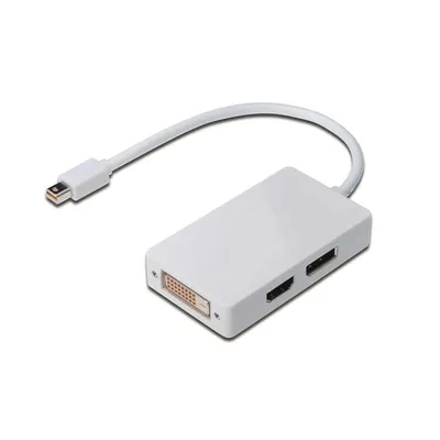 Digitus AK-340509-002-W Videokabel-Adapter 0,2 m DVI-D Weiß