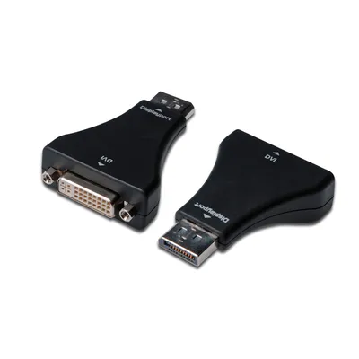 Digitus AK-340603-000-S Kabeladapter DP DVI-I, (24+5) Schwarz