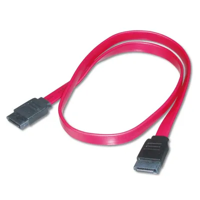 Digitus AK-400100-005-R SATA-Kabel 0,5 m SATA 7-pin Rot