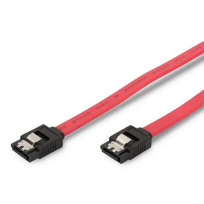 Digitus AK-400102-003-R SATA-Kabel 0,3 m SATA 7-pin Rot