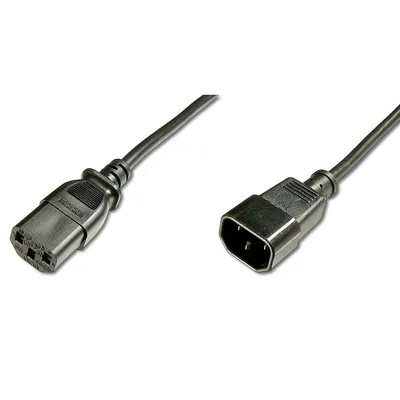 Digitus AK-440201-012-S Stromkabel Schwarz 1,2 m IEC C14 IEC C13