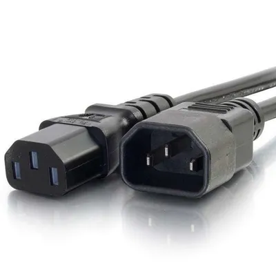 Digitus AK-440201-018-S Stromkabel Schwarz 1,8 m IEC C14 IEC C13