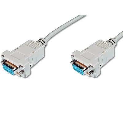 Digitus AK-610100-030-E Serien-Kabel Beige 3 m DB-9