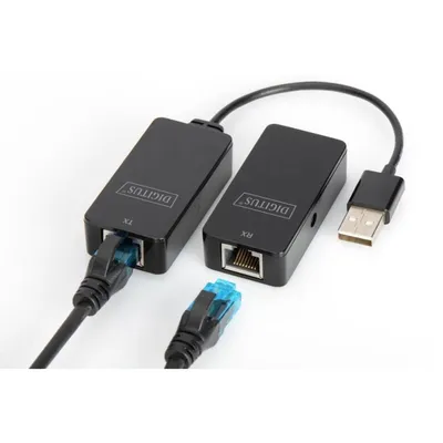 Hub Digitus 1 Port USB 2.0 10/100/1000 Mbps Modell DA-70141 mit RJ45