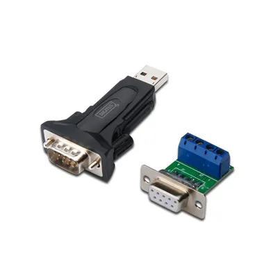 Digitus USB-zu-Serie-Adapter RS-485 0,8 m Schwarz