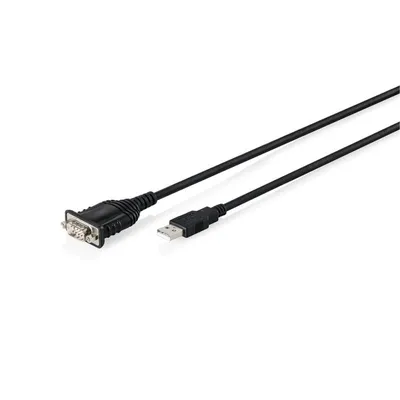 Kabel Digitus USB 2.0 auf RS232 1,8 m FTDI FT232RNL Schwarz