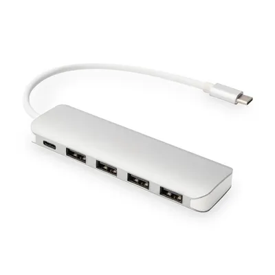 Digitus DA-70242-1 Schnittstellen-Hub USB 3.2 Gen 1 (3.1 Gen 1) Type-C 5000 Mbit/s Silber
