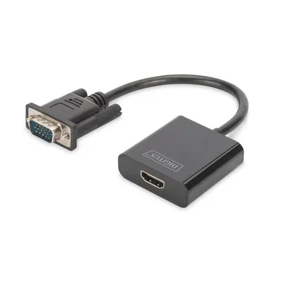 Digitus DA-70473 Videokabel-Adapter 0,15 m VGA (D-Sub) Schwarz