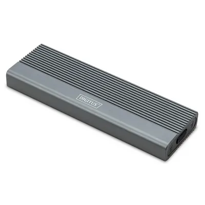 Caja PC Digitus DA-71154 M.2 SATA Aluminium Schwarz Kompakt Toolfree