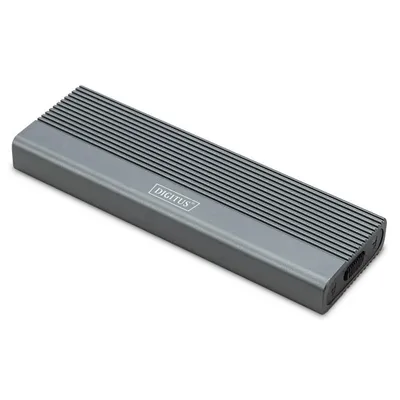 SSD-Gehäuse Digitus DA-71156 M.2 Aluminium Kompakt Schwarz USB-C