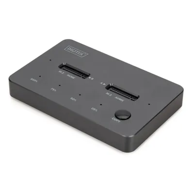 Dockingstation SSD Digitus DA-71545-1 M.2 NVMe SATA USB-C Offline-Klonen