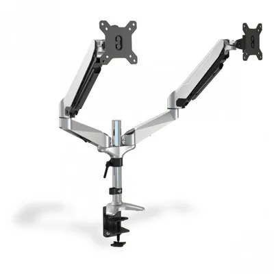 Digitus DA-90353 Flachbildschirm-Tischhalterung 68,6 cm (27") Tisch/Bank Schwarz, Silber