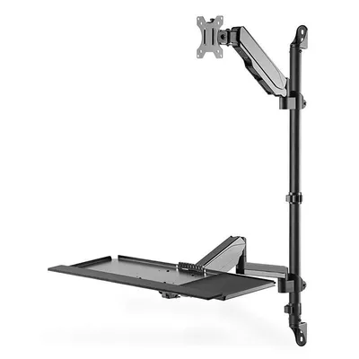 Digitus DA-90372 Flachbildschirm-Tischhalterung 81,3 cm (32") Schwarz Tisch/Bank