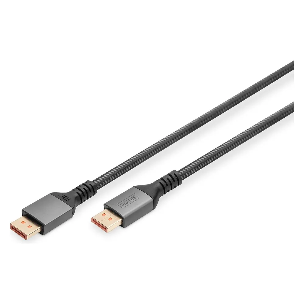 DisplayPort 2.1 Kabel Digitus 16K 1 m Schwarz