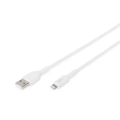 Digitus DB-600106-010-W Lightning-Kabel 1 m Weiß