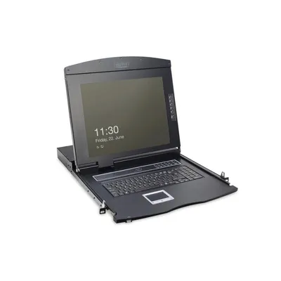 Digitus 17" Rack-KVM-Konsole 8-Port Touchpanel