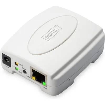 Digitus Fast Ethernet Printserver, USB 2.0