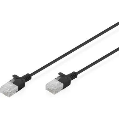 Digitus CAT6 U/UTP Slim Patch Kabel 0.3m Blau