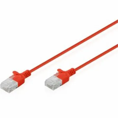 Digitus CAT6 U/UTP Slim Netzwerkkabel 10x0,3m Rot
