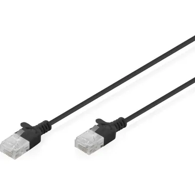 Netzwerkkabel Digitus CAT6 U/UTP Slim Patch 3m Blau