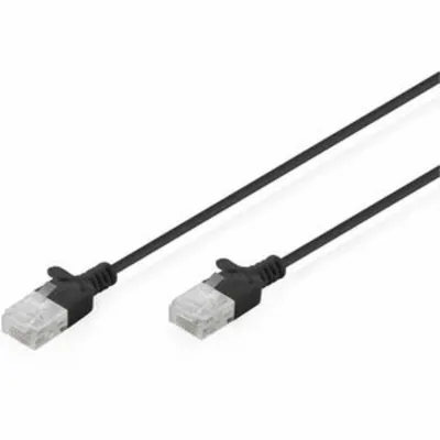 Digitus CAT6 U/UTP Slim Netzwerkkabel 5m Schwarz 10 Stück