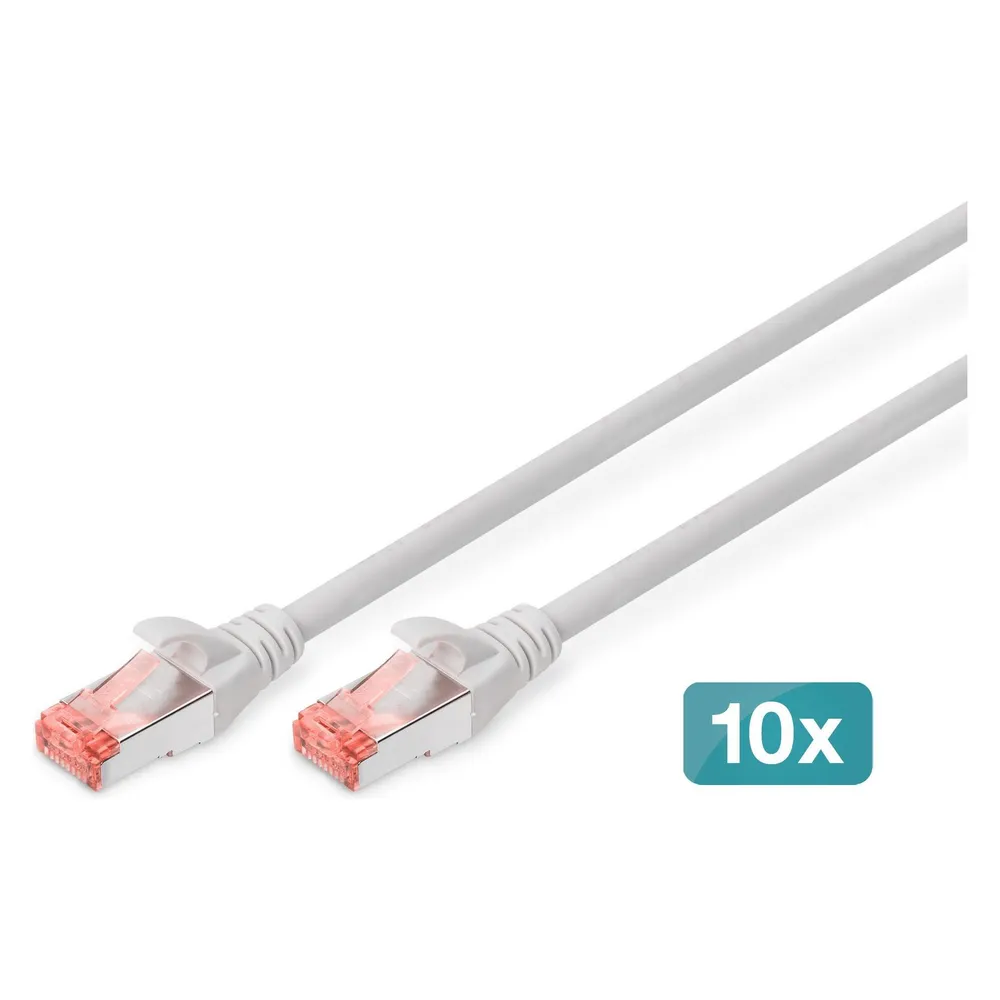 Digitus DK-1644-005-10 Netzwerkkabel Grau 0,5 m Cat6 S/FTP
