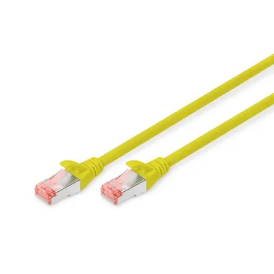 Kabel Digitus CAT 6 S/FTP 1 m gelb Kupfer LSZH RJ-45