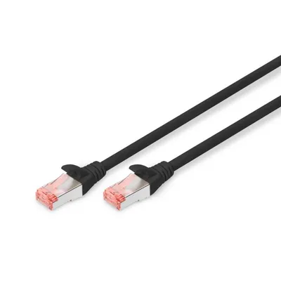Netzwerkkabel CAT 6 S/FTP 2 m Digitus Schwarz