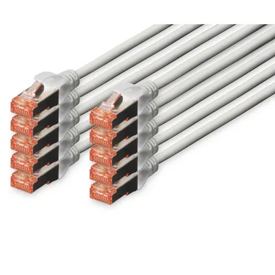 Digitus DK-1644-050-10 Netzwerkkabel Grau 5 m Cat6 S/FTP (S-STP)