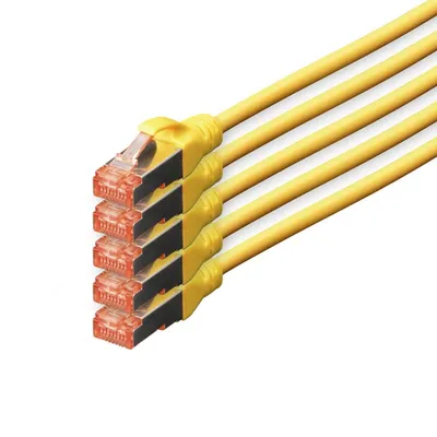 Digitus DK-1644-100-Y-5 Netzwerkkabel Gelb 10 m Cat6 S/FTP (S-STP)